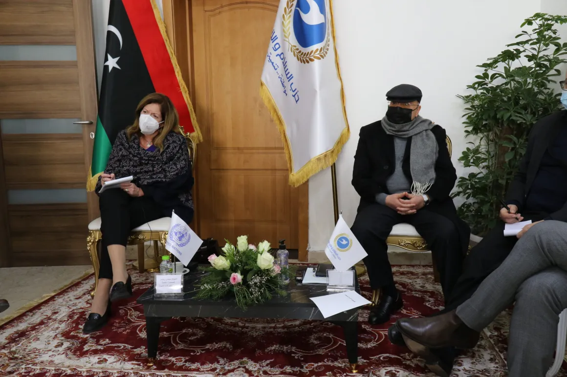 زيارة المستشارة الخاصة للأمين العام للأمم المتحدة لحزب السلام والازدهار